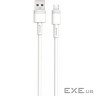 Дата кабель USB 2.0 AM to Micro 5P 1.0m 5A white XO (NB166-M-1-WH)