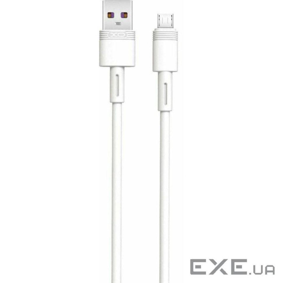 Дата кабель USB 2.0 AM to Micro 5P 1.0m 5A white XO (NB166-M-1-WH)