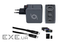 Зарядний пристрій AVerMedia GC313 CORE GO 100W 2хUSB-С 1хUSB-A 1xHDMI black (40AAGC313AWN)