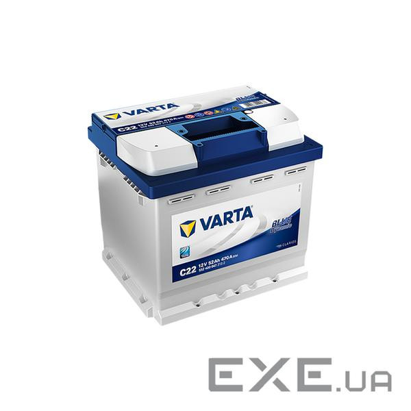 Акумулятор автомобільний Varta Blue Dynamic 52Аh (552400047)