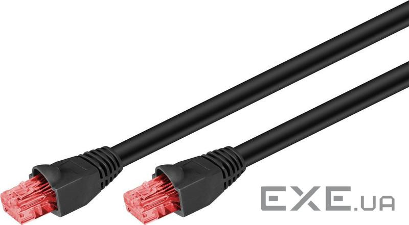 Патч-корд неекранований RJ45 UTP6 75.0m,solid Outdoor AWG24 D=6.6mm Cu,чорний (75.05.5439-1)