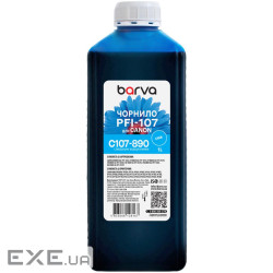 Чорнило Barva Canon PFI-102/107 1L C (C107-890)