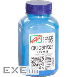 Тонер OKI C301/321, 50г Cyan AHK (1505330)