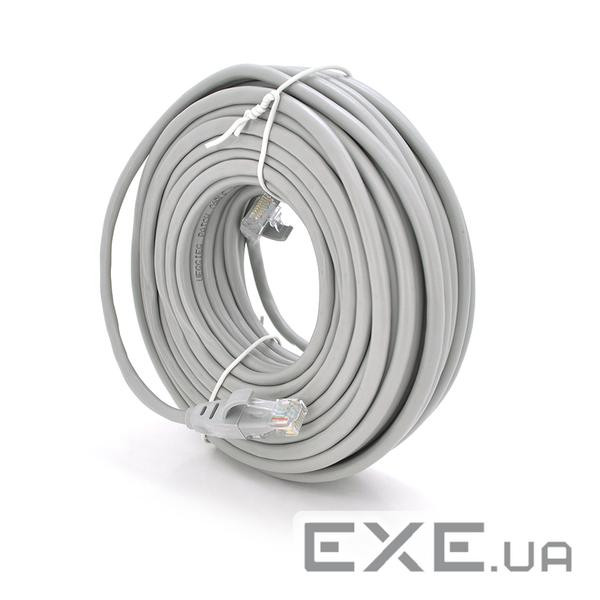 Патч-корд литий VEGGIEG, CCA, UTP, RJ45, Cat.5e, 50m, білий (PCV-V-E523)