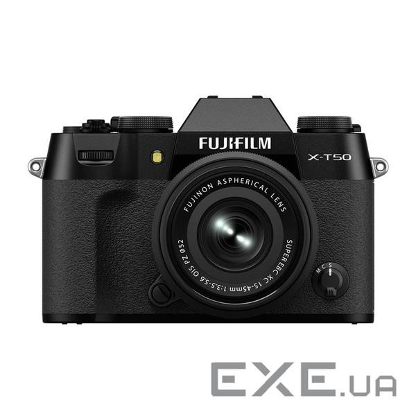 Цифрування. фотокамера Fujifilm X-T50 + XC 15-45mm F3.5-5.6 Kit Black (16828741)