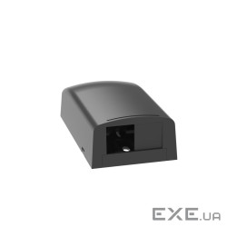 Коробка розеточна зовнішня на 1-2xMini-Com, чорна (CBX2BL-AY)