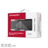 Зарядний пристрій AXAGON 1xUSB QC4.0 + 1xUSB-C PD30W PPS black (ACU-PQ30)