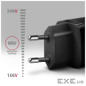 Зарядний пристрій AXAGON 1xUSB QC4.0 + 1xUSB-C PD30W PPS black (ACU-PQ30)