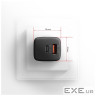 Зарядний пристрій AXAGON 1xUSB QC4.0 + 1xUSB-C PD30W PPS black (ACU-PQ30)