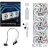 Повітряне охолодження для ПК LIAN LI UNI Fan SL WIRELESS LCD 120-3, White (G99.12SLLCD1W3W.00)
