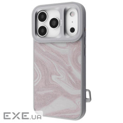 Чехол Kajsa Fluid Art with Magnetic Ring iPhone 17 Pro gray (65329 gray)