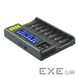 Зарядний пристрій для акумуляторів Liitokala 8 Slots, LCD дисплей , Li-ion/Ni-MH/Ni-Cd/AA (Lii-S8)