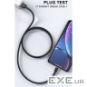 Кабель WUW-X203 USB Lightning 2,4А black (6972573336210)