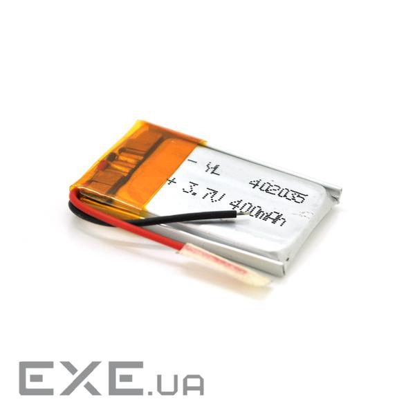 Літій-полімерний акумулятор 4*20*35mm (Li-ion 3.7В 350мА&middot,год) (402035) ) (402035)