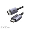 Кабель UGREEN DP125 DisplayPort to HDMI 2.0 4K@30Hz 1.5m Black (35841)