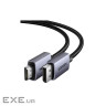 Кабель UGREEN DP125 DisplayPort to HDMI 2.0 4K@30Hz 1.5m Black (35841)