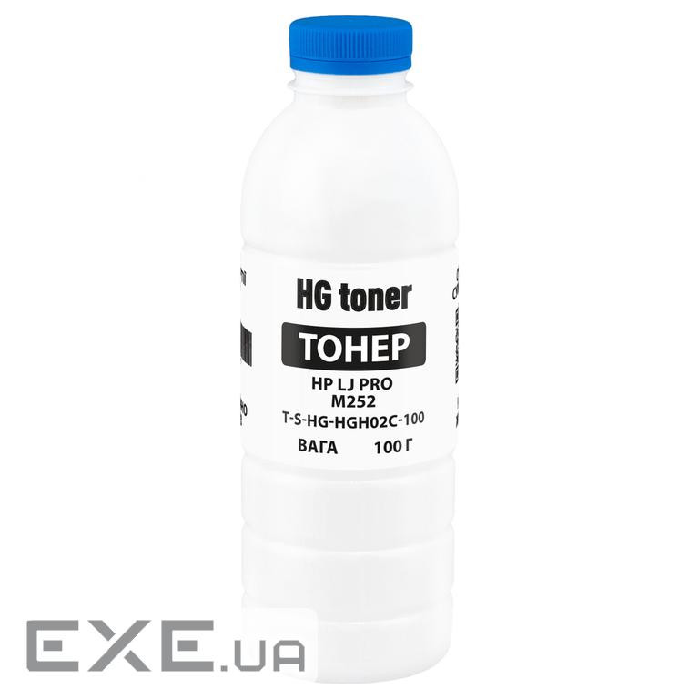 Тонер HP CLJ Pro M252 100г, cyan HG (TSM-HGH02C-100) (T-S-HG-HGH02C-100)