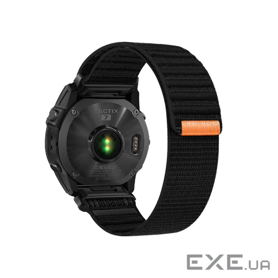 Ремінець до смарт-годинника Armorstandart Sprint для Garmin 26 mm Black (ARM85667)