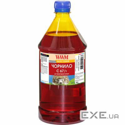 Чорнило WWM Canon IPF-107 1000г Yellow IPF-107Y (C67/Y-4)