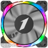 Вентилятор 1stPlayer FS7 Black (FS7-BK-1IN1), 120x120x25 мм, 3-pin + 4-pin