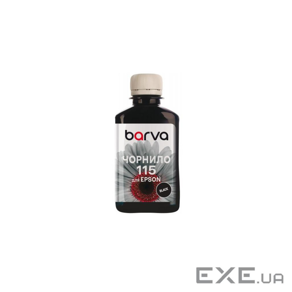 Чорнило Barva Epson 115 180 мл, BК pigmented (E115-871)
