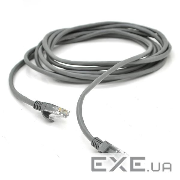 Патч-корд литий RITAR, UTP, RJ45, Cat.5e, 20m, сірий, Cu (мідь ) (13086)