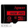 Карта пам'яті APACER microSDHC 16GB UHS-I Class 10 + SD-adapter (AP16GMCSH10U5-R)