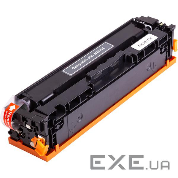 Картридж PowerPlant HP 207X (W2210X) BK чип (PP-W2210X)