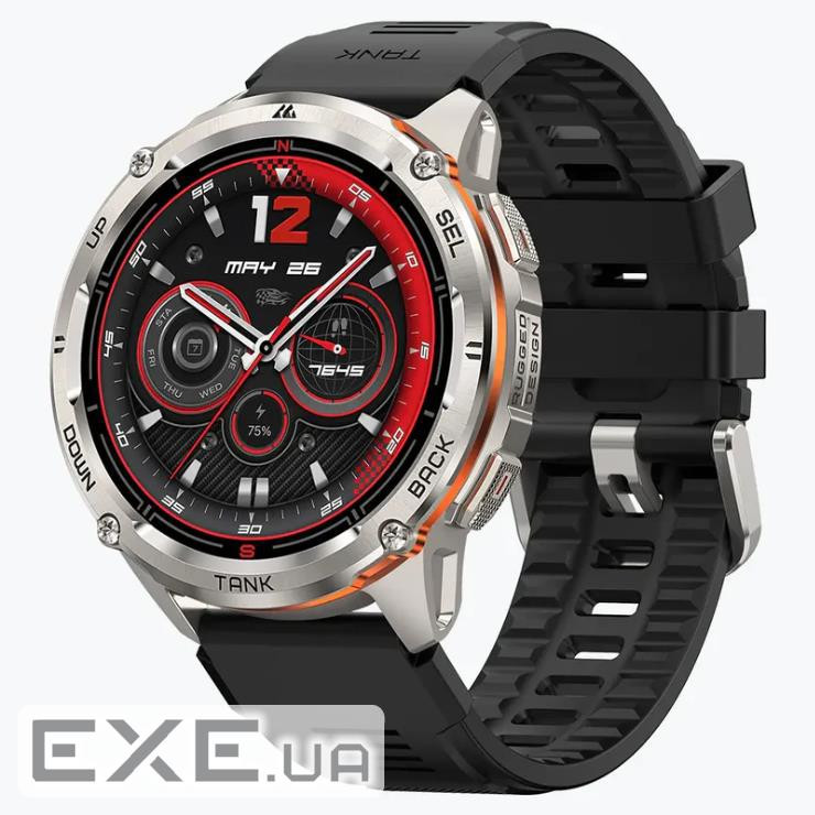 Розумний годинник T3 ULTRA 2 TANK T3 ULTRA 2 SIL KOSPET (T3 ULTRA 2 SILVER)