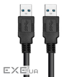 Дата кабель USB 3.0 AM/AM 1.5m PowerPlant (CA911820)