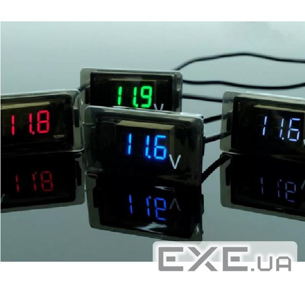 Цифровий вольтметр вологозахищений IP65, діапазон вимірювань 4 -30V, IP65, (YT-WDV / IP65-4 -30V-R) 4 -30V, IP65, (YT-WD