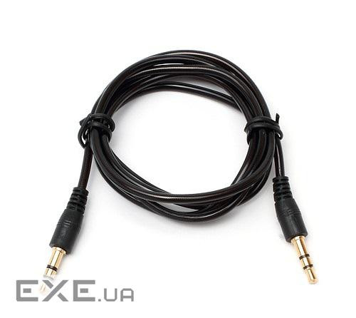Кабель AUX Audio TRRS 3.5мм M/M 5.0м чорний (B00473)