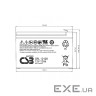 Батарея до ДБЖ CSB 12В 12 Ач (GPL12120 F2)