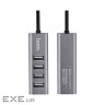 Концентратор HOCO USB 2.0 to 4xUSB Line machine HB1 Tarnish (6957531038139)