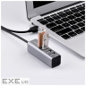 Концентратор HOCO USB 2.0 to 4xUSB Line machine HB1 Tarnish (6957531038139)