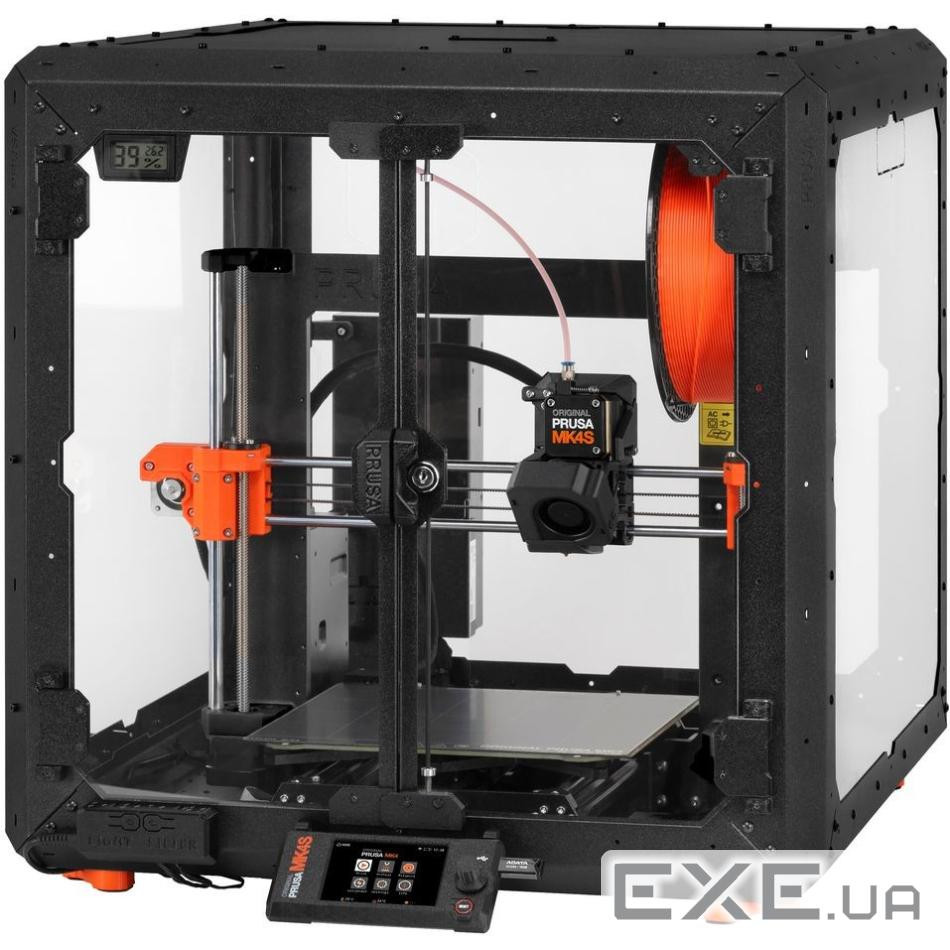 Принтер 3D Prusa MK4S Bundle KIT (FDM 1.75mm 250x210x220mm USB корпус чорний) DIY kit (PR-2313)
