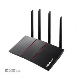 ASUS Router RT-AX55(Black)/CA AX1800 Dual Band WiFi 6 802.11ax support MU-MIMO OFDMA Retail