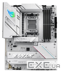 Материнcька плата ASUS ROG STRIX B850-A GAMING sAM5 B850 4xDDR5 M.2 HDMI DP Wi-Fi BT ATX білий
