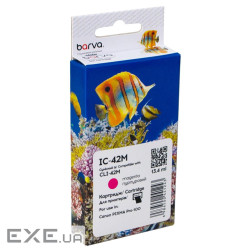 Картридж Barva Canon CLI-42M (6386B001) 900sh, magenta (IC-42M)