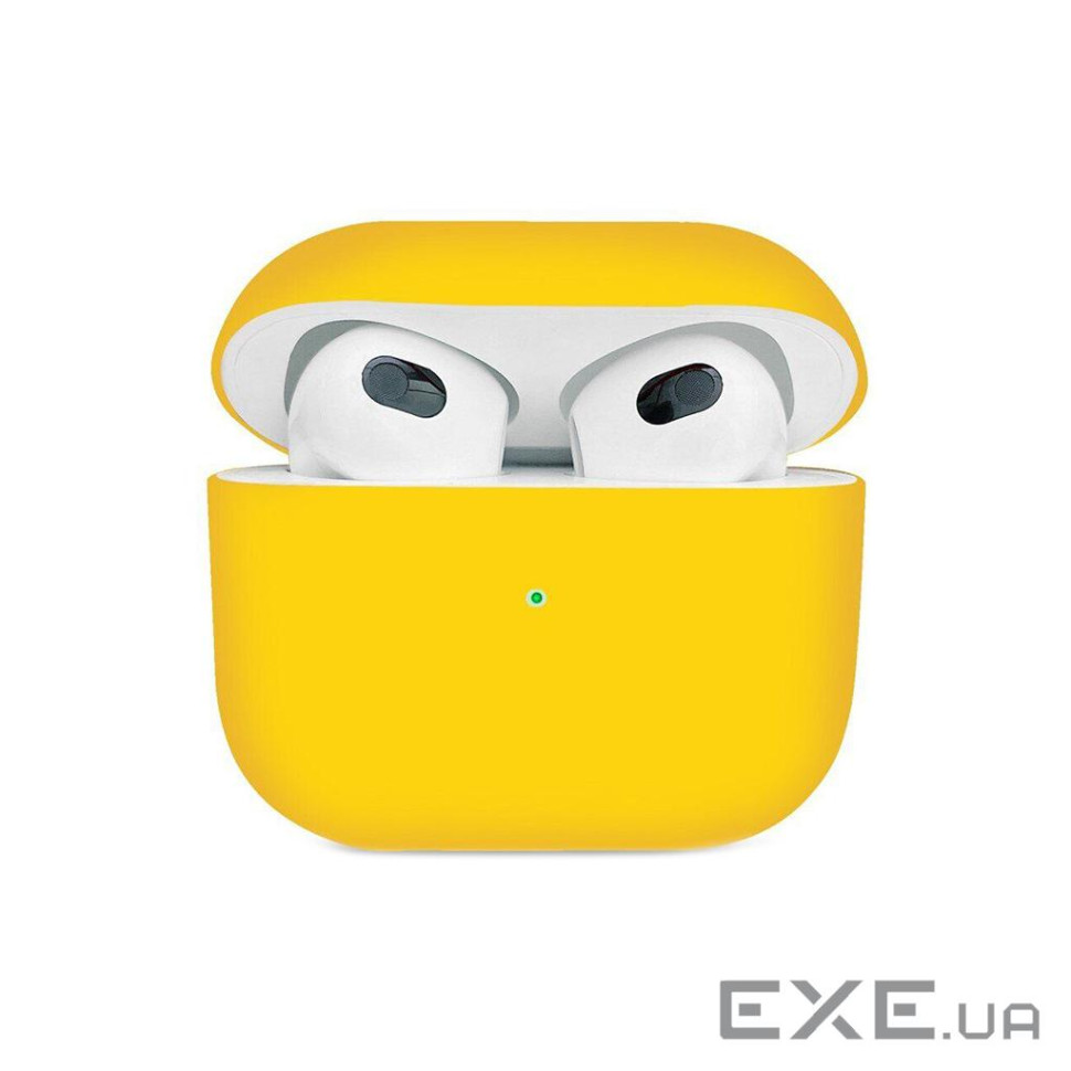 Чохол для навушників Armorstandart Ultrathin Silicone Case для Apple AirPods 3 Yellow (ARM60299)