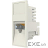 Модуль 50х25 1xRJ45, прям. STP 5е, білий 17.1C.011.D0015