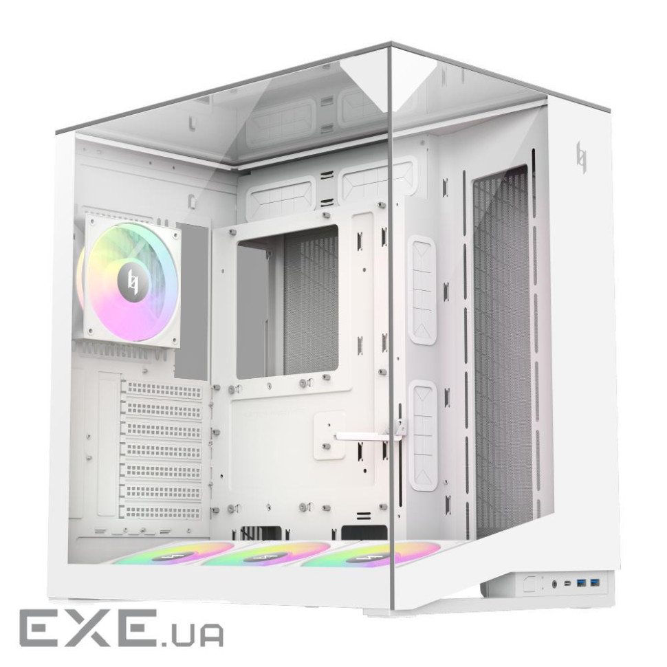 Корпус для комп"ютера ATX W/O PSU NEX C56 VC WH GAMEMAX