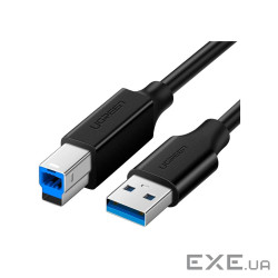 Кабель для принтера USB 3.0 AM/BM 1.0m US210 black Ugreen (30753)