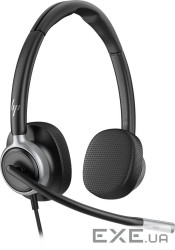 Гарнітура комп'ютерна стерео On-ear HP Poly Mission 625, USB-A USB-C, 2 x Uni-mic, AI nois (C01C6AA)