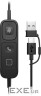 Гарнітура комп'ютерна стерео On-ear HP Poly Mission 625, USB-A USB-C, 2 x Uni-mic, AI nois (C01C6AA)