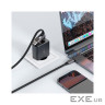 Дата кабель USB-C + USB-A to USB-C 1.2m 3.0A zink alloy C13-04 Black Acefast (6974316282334)