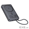 Батарея універсальна HOCO 10000 mAh Origen Dual PD/20W Magnetic with cable Type-C Met (Q44 / 714983)