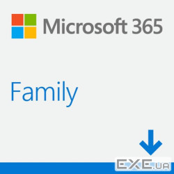 Офісний додаток Microsoft 365 Family 32/64 AllLngSub PKLic 1YR Online CEE Конверт (6GQ-00084-ESD)