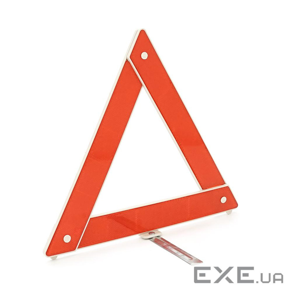Знак аварійної зупинки, світловідбивний, складаний, 28х24см, 155гр. Box (YT-44451)