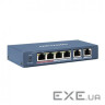 Комутатор Hikvision DS-3E0106P-E/M